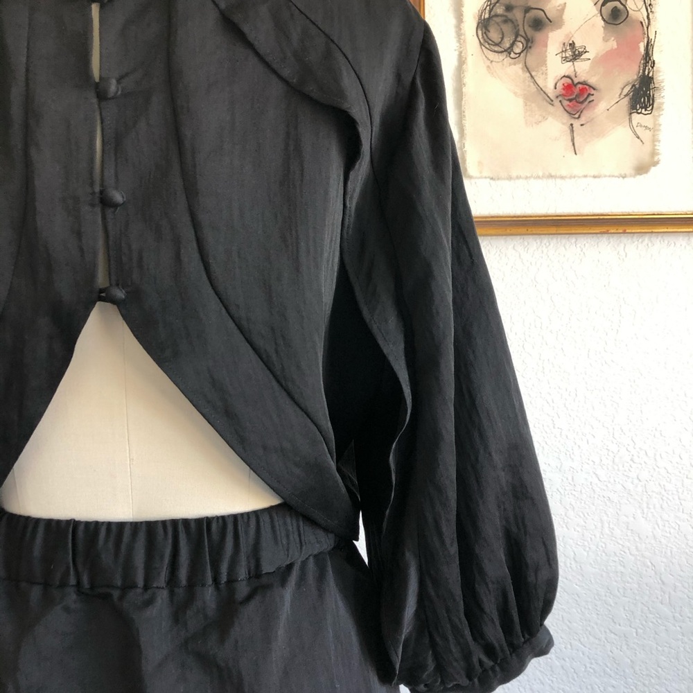 Session Pebble Beach Open Back Backless Pouf Sleev - image 5